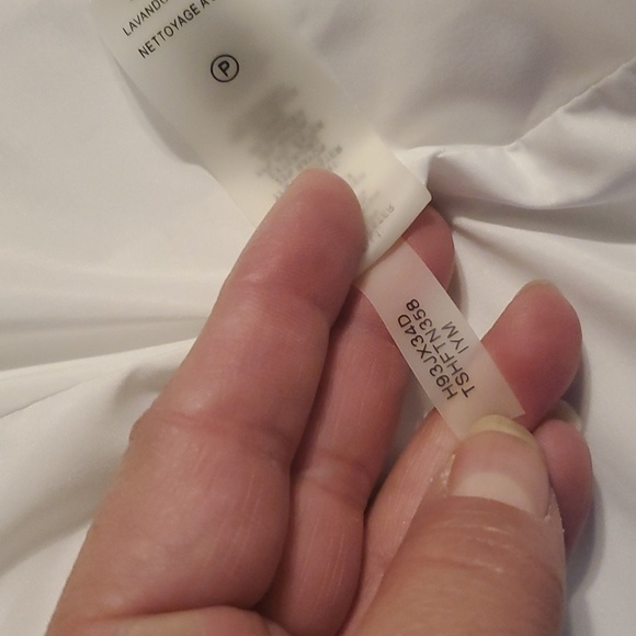 Tommy Hilfiger Ivory Textured Blazer SZ 8 - Picture 11 of 13